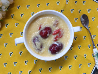 13、鸡蛋小米粥,出锅吧。