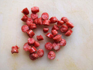 5、大米披萨,煎好后取出来切成小圆块，