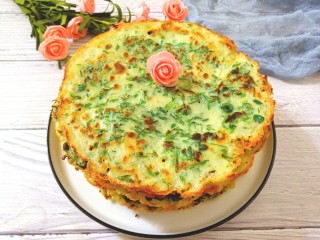 14、苜蓿菜饼,好吃又营养的早餐苜蓿饼