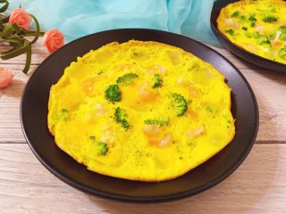 18、虾仁蔬菜煎蛋饼,成品图