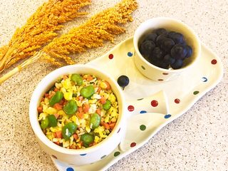 19、蚕豆火腿肠炒饭,蚕豆火腿肠炒饭出锅了