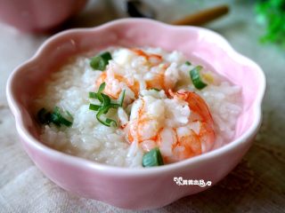 15、【虾仁海鲜粥】熨帖家人的胃,成品图