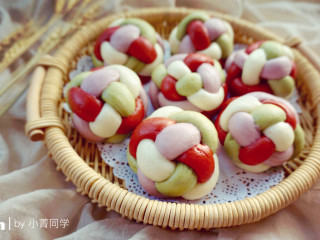 20、多彩绣球豆沙包,看起来挺复杂，其实不难。