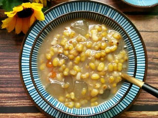 12、绿豆芋圆粥,夏天降火美食