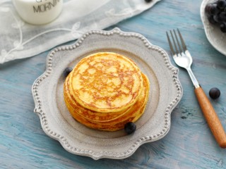 14、牛奶鸡蛋玉米松饼,成品图