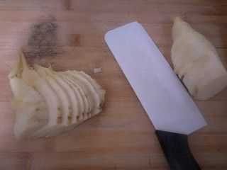 14、从零开始包馄钝—荠菜冬笋虾皮鲜肉馄钝,聊起。准备切片,切丁。