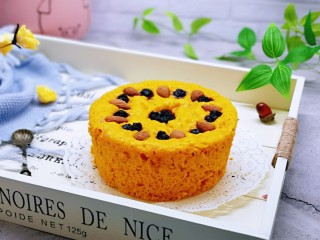 12、南瓜蒸糕,好吃又好看。