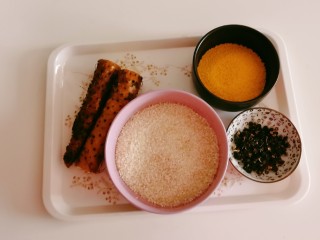 4、山药枸杞粥,食材准备好