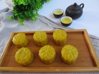 14、“蒸”的好吃不上火——南瓜糯米糍,一口南瓜糯米糍,一杯高山茶,真是惬意