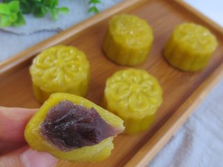 15、“蒸”的好吃不上火——南瓜糯米糍,Q弹的南瓜糯米糍,一口咬下去,满心欢喜