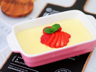 14、无需烤箱的奶香布丁,图三