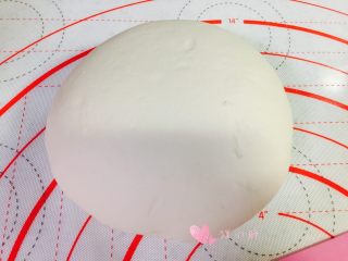 7、葱花火腿卷,如果没有面包机就自己揉,揉成这样不粘手光滑的面团即可