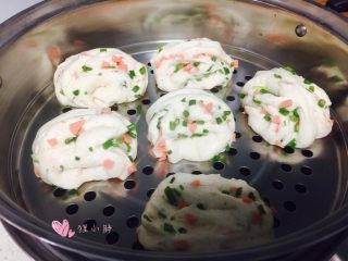 20、葱花火腿卷,发酵至1.5倍左右差不多就好了