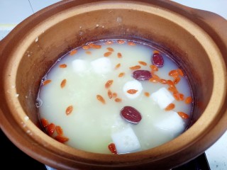 16、山药枸杞粥,再煮一分钟