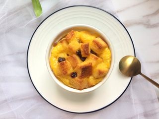 10、蛋奶吐司布丁,细节图。