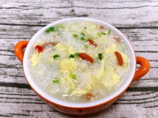 10、养胃系列～蛋花粥,美味的蛋花粥出锅了