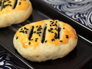 21、简易版老婆饼,烤好出炉啦。