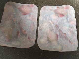 5、芝士吐司卷,火腿稍煎一下