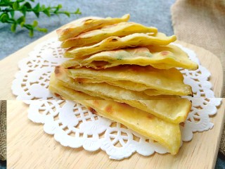 14、千层葱油饼,成品～层层酥脆！