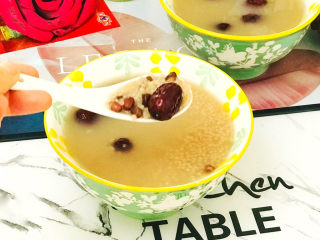 14、红豆小米粥,香甜的红枣