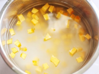 9、大米南瓜粥,开启煲粥模式。