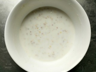 8、中式点心--水晶桂花糕,一定要搅拌均匀至没有油花浮于表面