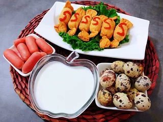 15、糖果肠饺,一顿丰盛的早餐会让孩子开开心心的开启一天的生活