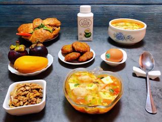 17、虾滑番茄豆腐蛋花羹,开开心心快快乐乐过好每一天才是硬道理