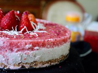 38、清爽香草水果蛋糕,好吃