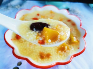 16、红枣南瓜粥,香甜软糯又养胃