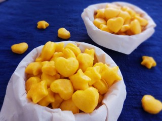 17、奶香小星星南瓜馒头,成品