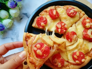 19、百变水果 水果披萨,好吃的不要不要的。