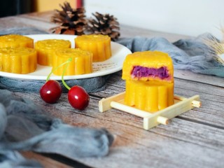 28、紫薯南瓜糯米糕,香甜软糯，味道很棒哦！