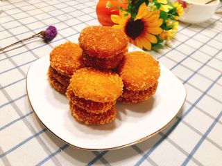 24、咸味南瓜饼,成品图。