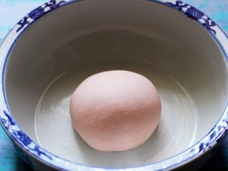 2、超爽的酸汤馄饨,加入清水用手和成软硬适中的面团后静置半个小时。