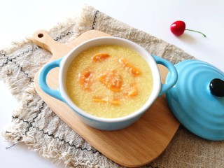 5、小米红薯粥,看看熬好的小米红薯粥。