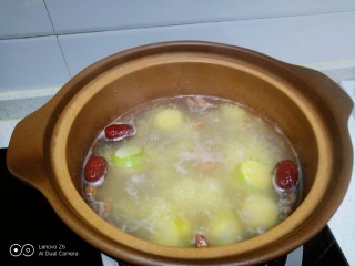 9、小米蔓菁粥,大火煮开放入蔓菁