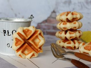 16、培根芝士华夫饼,成品