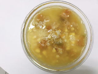 10、玉米南瓜粥,煮好即可盛出