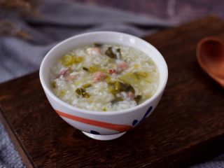 12、猪肉菜粥,成品图