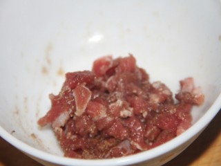 7、幸福早餐香菇瘦肉粥,抓匀