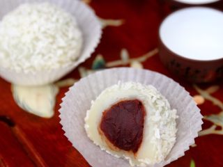 11、闽台风味茶点心豆沙糯米糍,再来一张