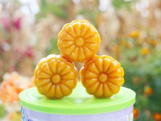 16、南瓜紫薯饼,美观。