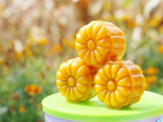 17、南瓜紫薯饼,好吃。