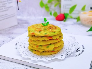 14、快手早餐～西葫芦鸡蛋饼,西葫芦鸡蛋饼完成啦！快手早餐。