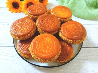 19、南瓜糯米夹心饼,成品图