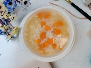 12、红薯南瓜粥,很清甜的味道