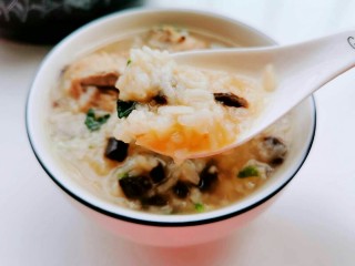 19、消食开胃的老菜脯粥,好好喝啊