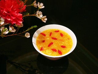 15、鸡蛋小米粥,成品图