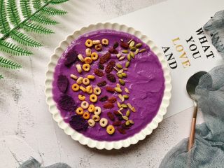 7、紫薯思慕雪,随意点缀下就是美美哒思慕雪啦！